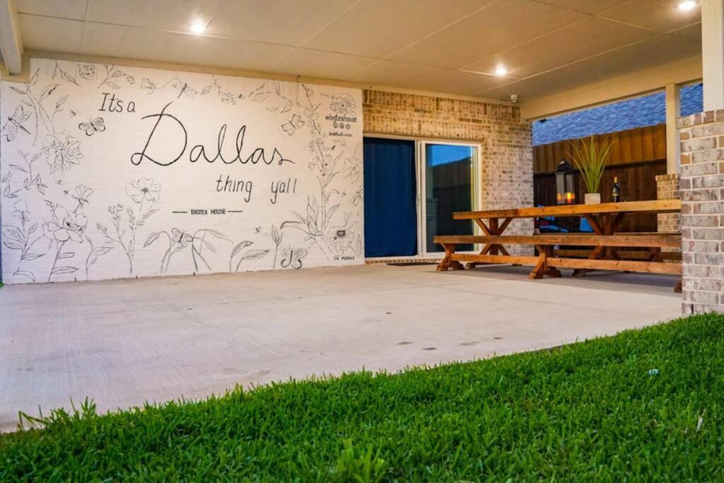 Dallas 4Br Large Yard W Hot Tub , Fire Pit And Basketball Hoop 外观 照片